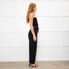 Bimba Y Lola Black Denim Wide Leg Belted Jeans