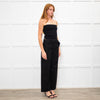 Bimba Y Lola Black Denim Wide Leg Belted Jeans