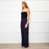 See By Chloe Navy Blue Wide Leg Trousers