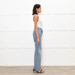 Frame Le Slouch Blue Denim Jeans