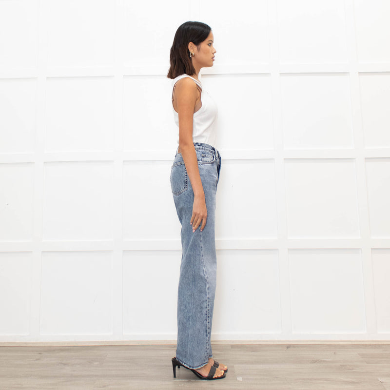 Frame Le Slouch Blue Denim Jeans