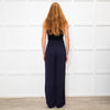 See By Chloe Navy Blue Wide Leg Trousers