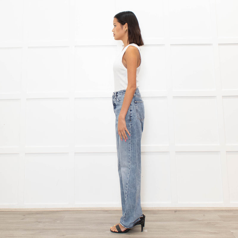 Frame Le Slouch Blue Denim Jeans