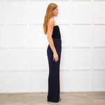 See By Chloe Navy Blue Wide Leg Trousers