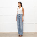 Frame Le Slouch Blue Denim Jeans