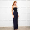 See By Chloe Navy Blue Wide Leg Trousers