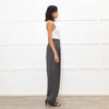 Toteme Grey Herringbone Deep Pleat Trousers