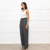 Toteme Grey Herringbone Deep Pleat Trousers