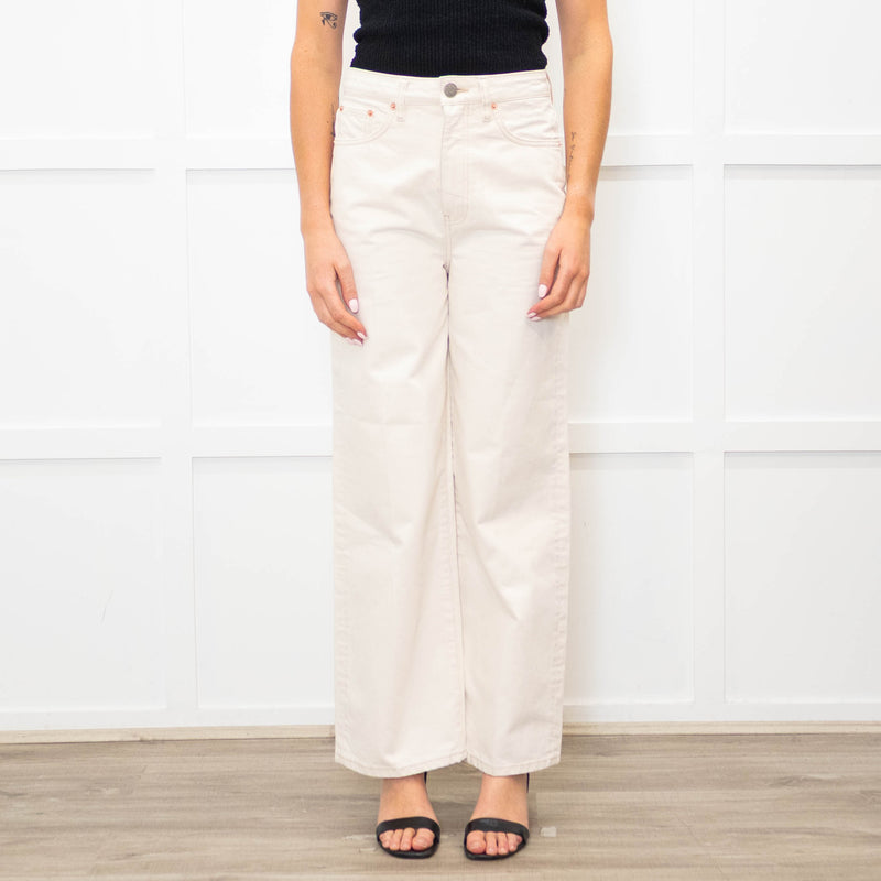 Bimba Y Lola Cream Culotte Fit Jeans