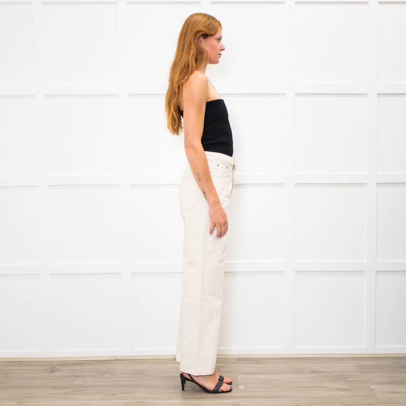 Bimba Y Lola Cream Culotte Fit Jeans