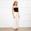 Bimba Y Lola Cream Culotte Fit Jeans