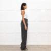 Ami Paris Grey Wool Mix Jogger Style Trousers