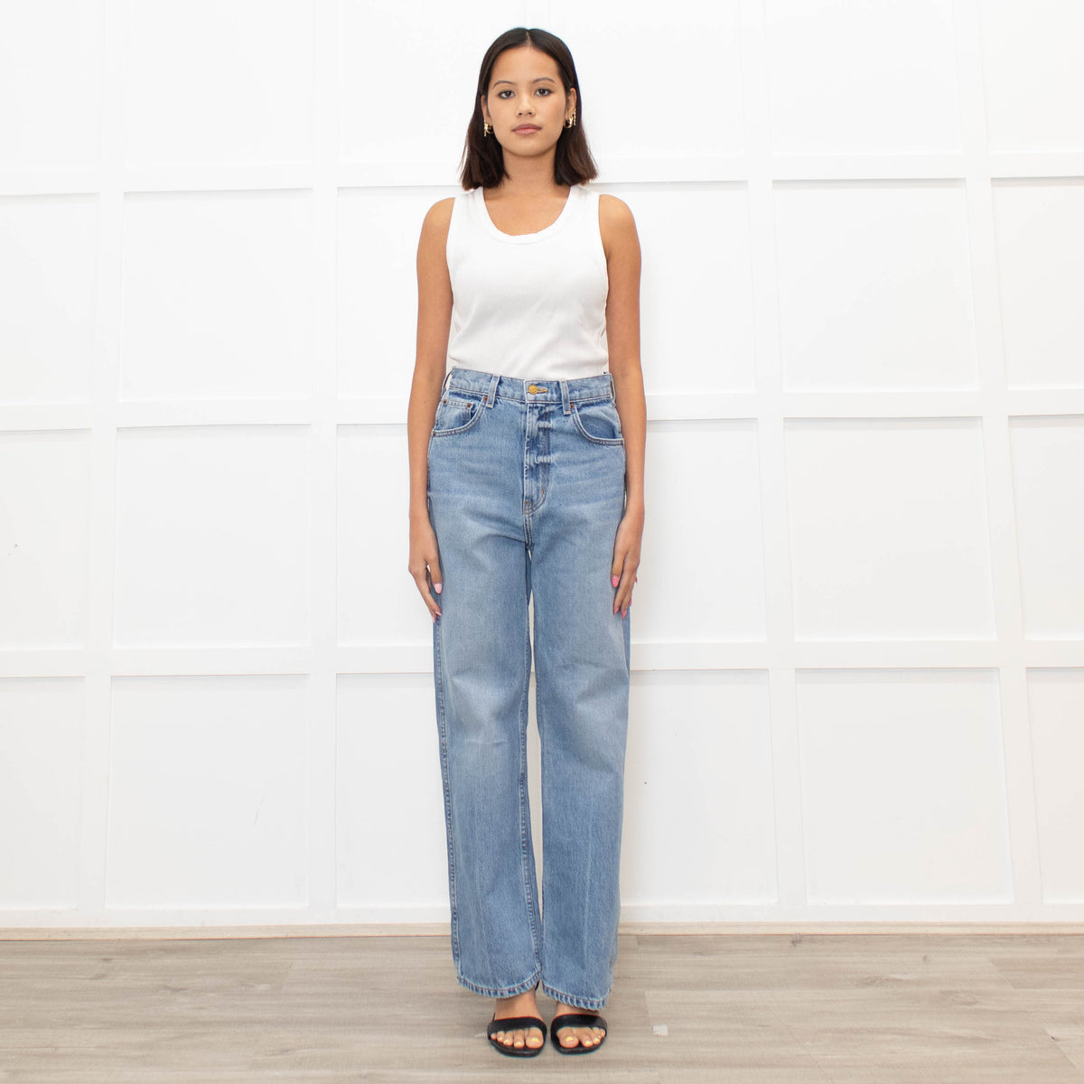 B Sides Blue Denim Relaxed Jeans