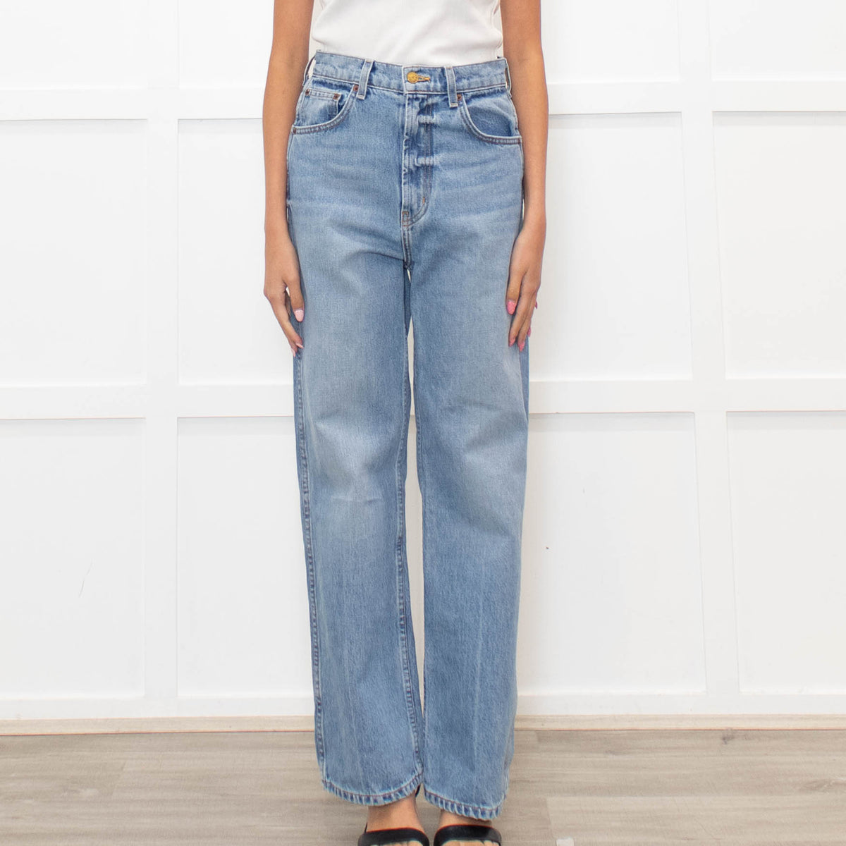 B Sides Blue Denim Relaxed Jeans