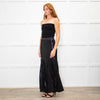 Me + Em Black Sequinned Maxi Skirt