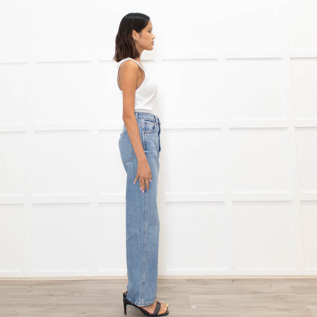 B Sides Blue Denim Relaxed Jeans