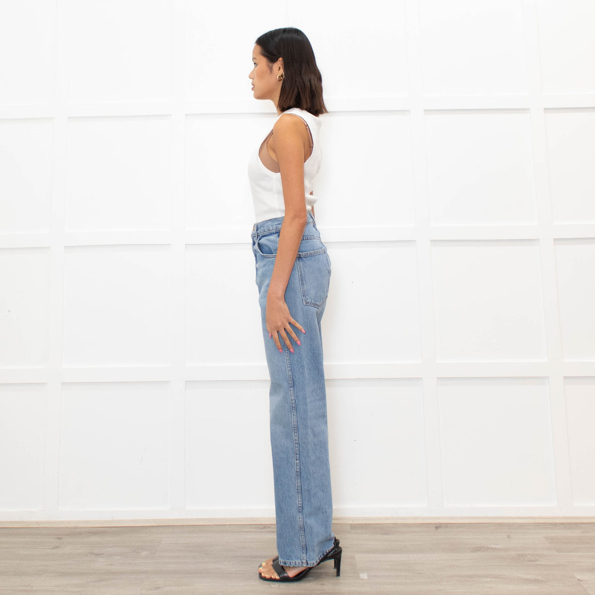 B Sides Blue Denim Relaxed Jeans