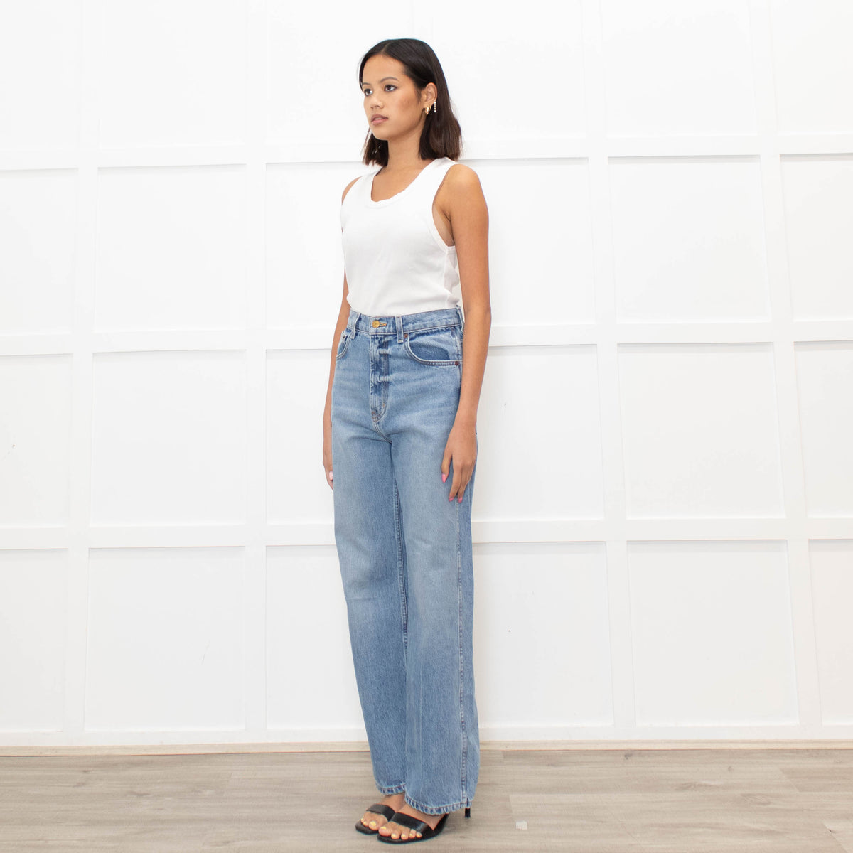 B Sides Blue Denim Relaxed Jeans