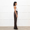 Nanushka Brown Flowy High Waisted Trousers