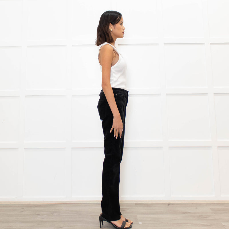 Lauren Ralph Lauren Black Needle Cord Trousers