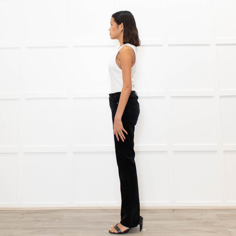 Lauren Ralph Lauren Black Needle Cord Trousers