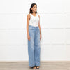 Mos Mosh Pale Blue Denim Wide Leg Jeans