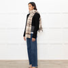 Weekend Max Mara Beige Fair Isle Wool Blend Scarf