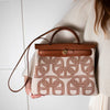 Hermes Ecru Chaine D'ancre Canvas Herbag Zip 31 Bag