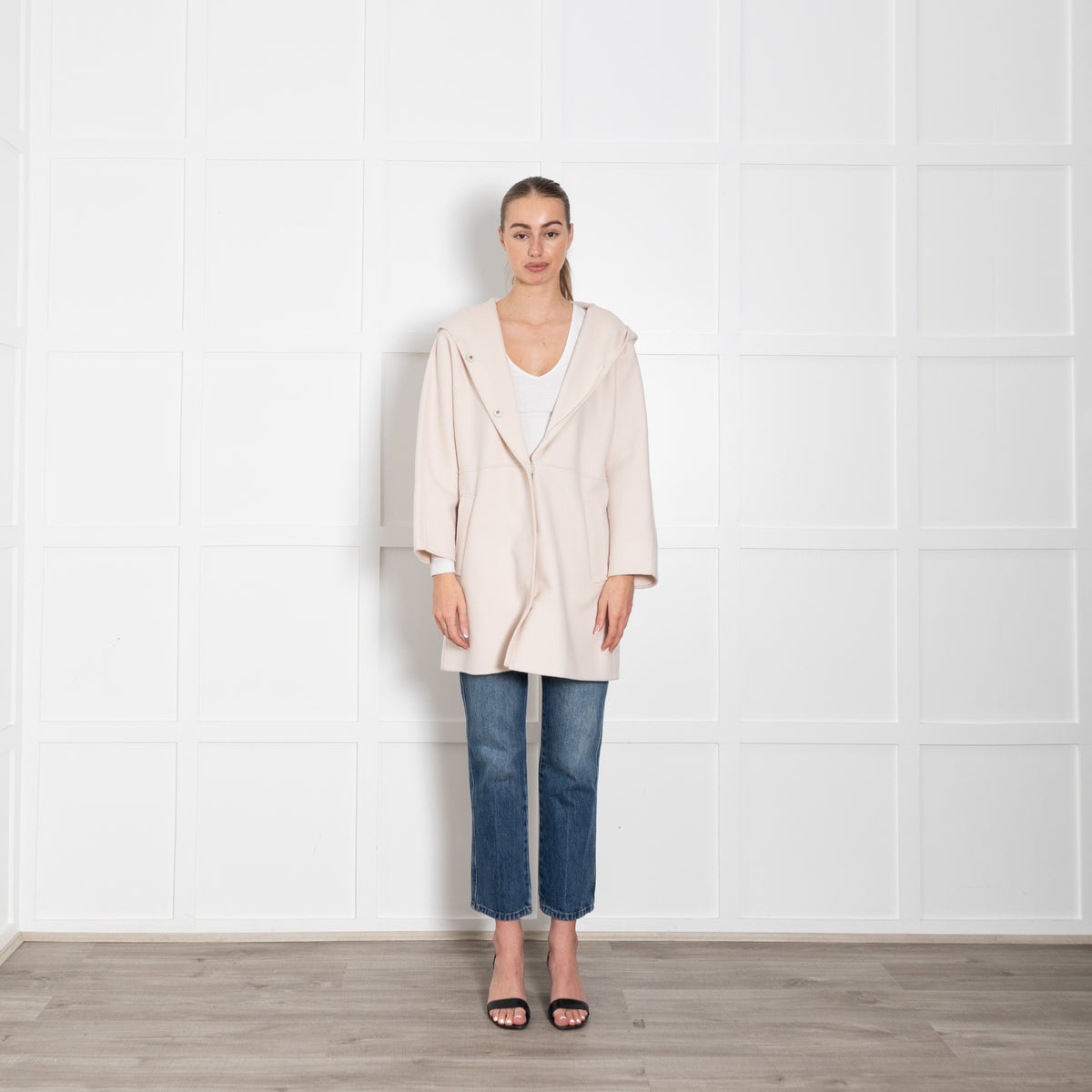 Weekend Max Mara Cream Hooded Jacket