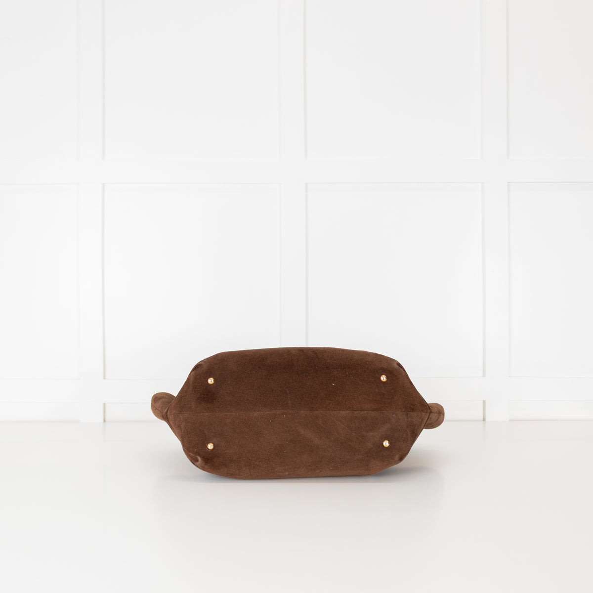 DeMellier Brown Suede New York Shoulder Tote Bag