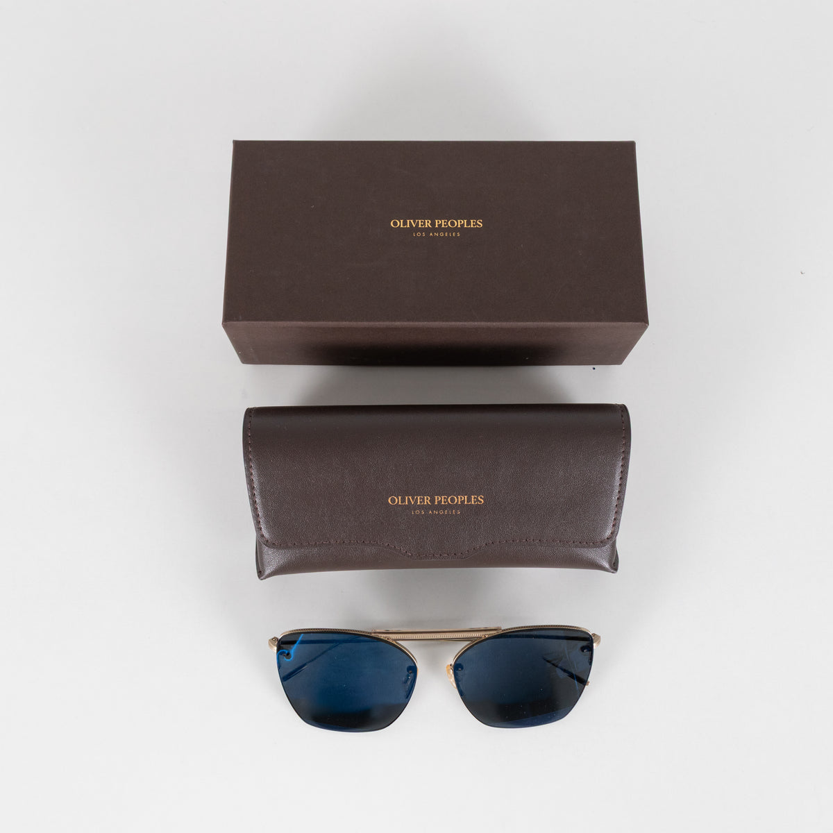 Oliver Peoples Blue Ziane Sunglasses