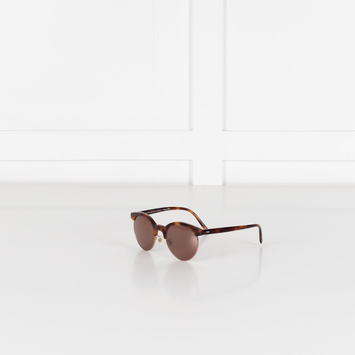 Oliver Peoples Ezelle Brown Tortoiseshell Sunglassses