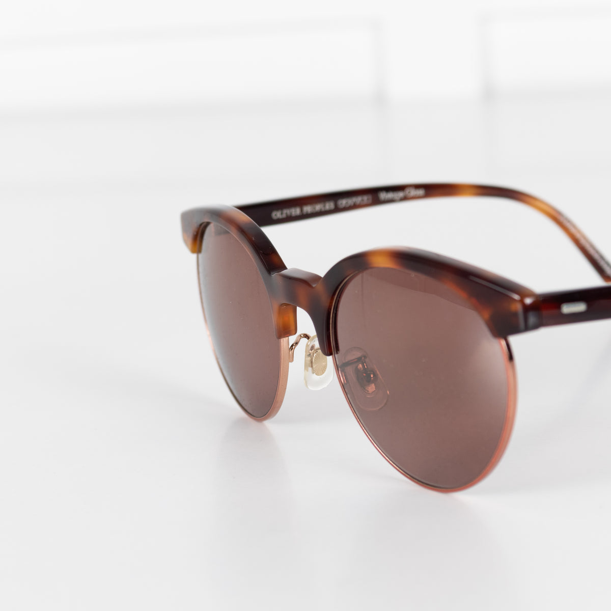 Oliver Peoples Ezelle Brown Tortoiseshell Sunglassses