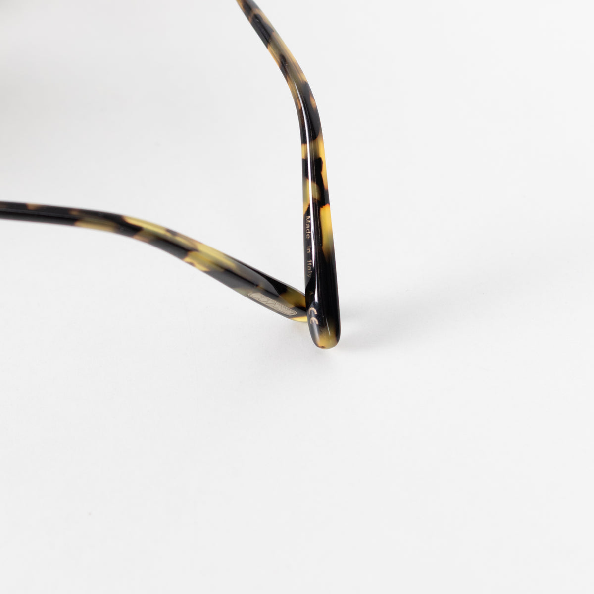 Oliver Peoples Green Tort Round Sunglasses