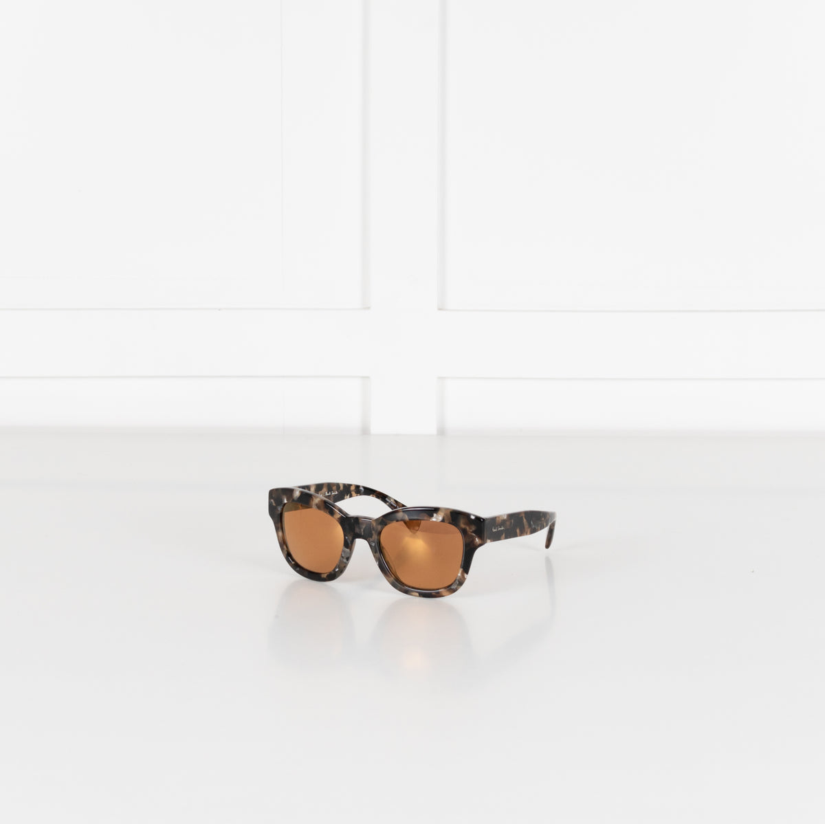 Paul Smith Dennett Brown Tortoiseshell Orange Lens Sunglasses