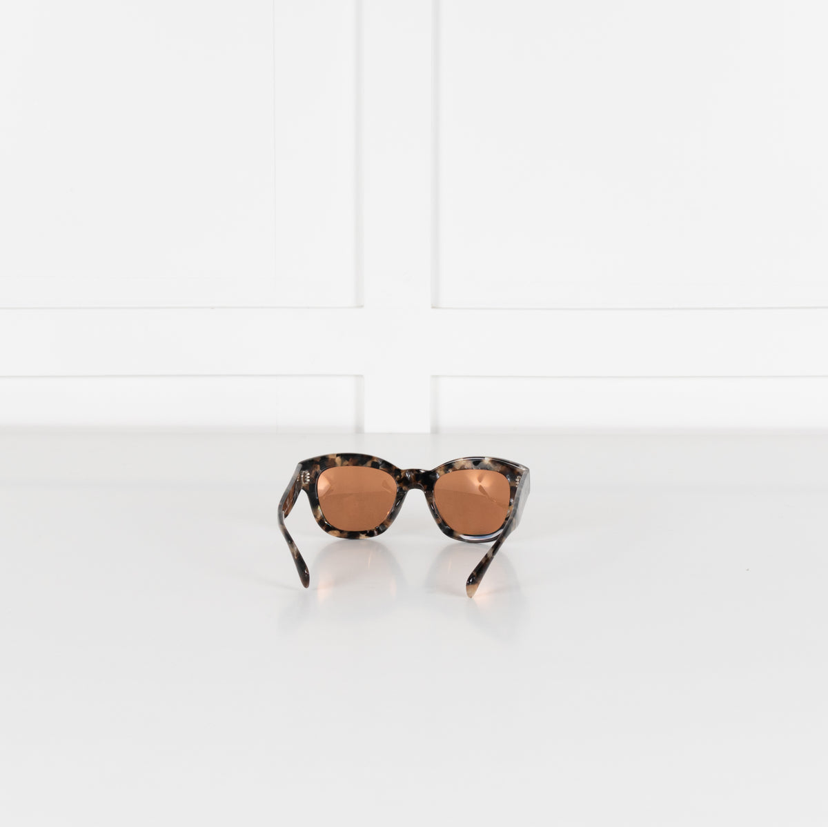Paul Smith Dennett Brown Tortoiseshell Orange Lens Sunglasses
