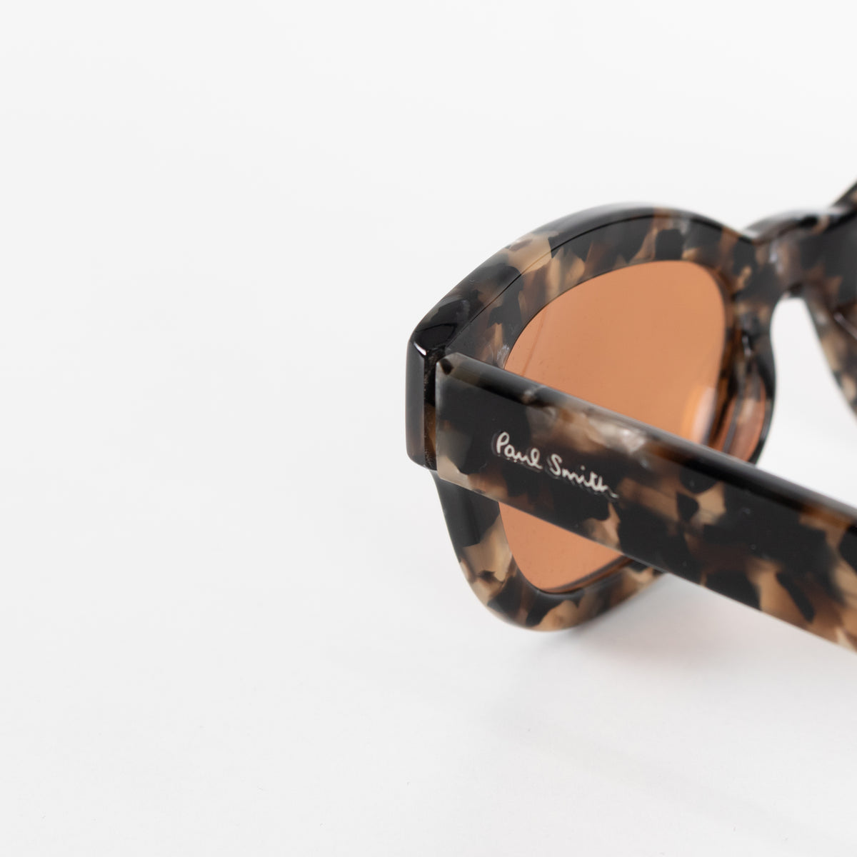 Paul Smith Dennett Brown Tortoiseshell Orange Lens Sunglasses