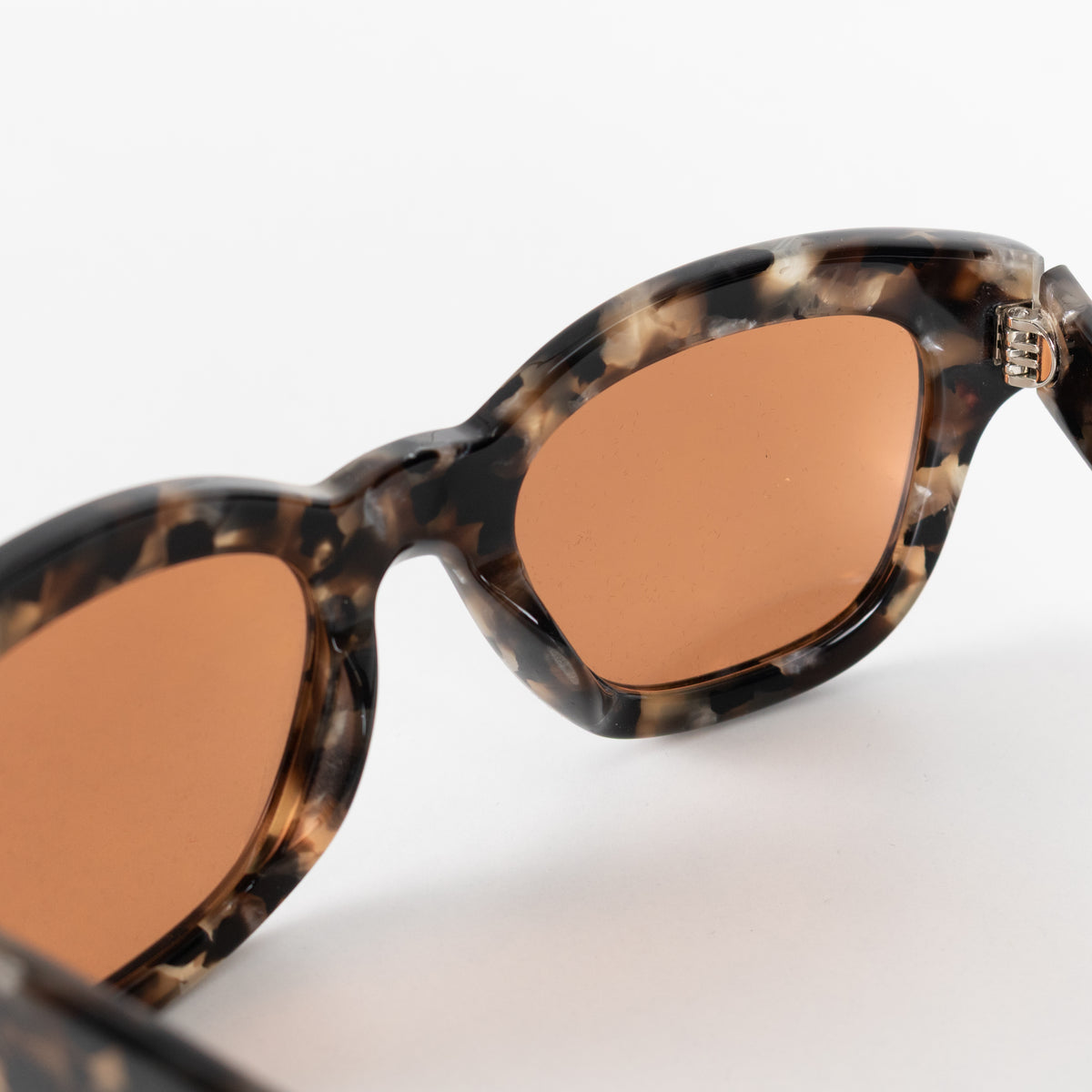 Paul Smith Dennett Brown Tortoiseshell Orange Lens Sunglasses