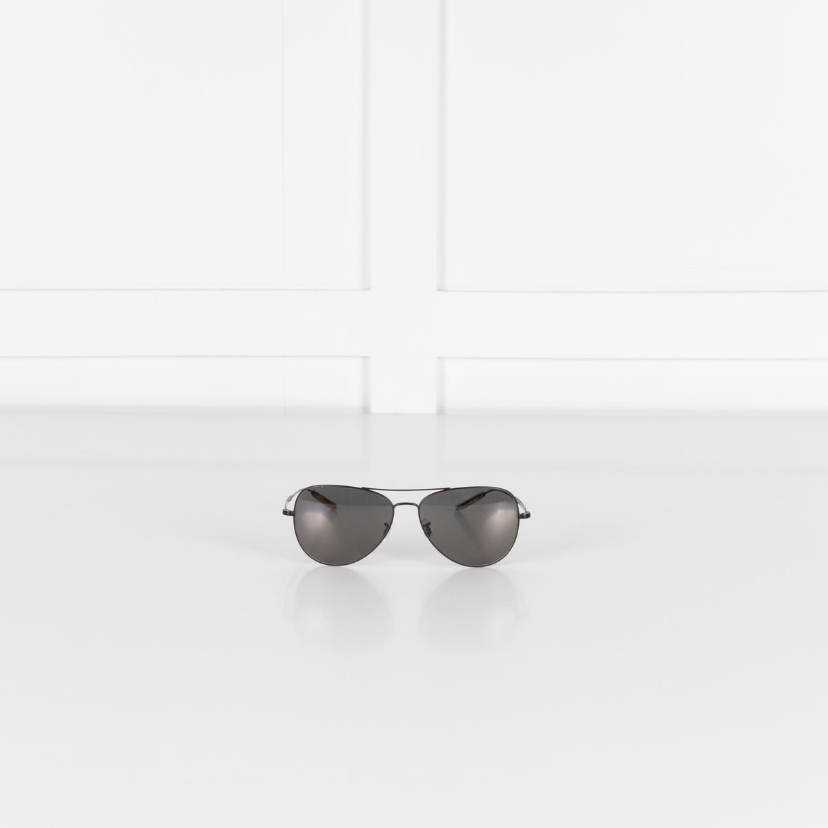 Paul Smith Davison Black Lens Striped Arm Sunglasses