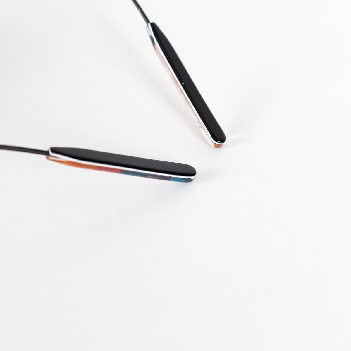 Paul Smith Davison Black Lens Striped Arm Sunglasses