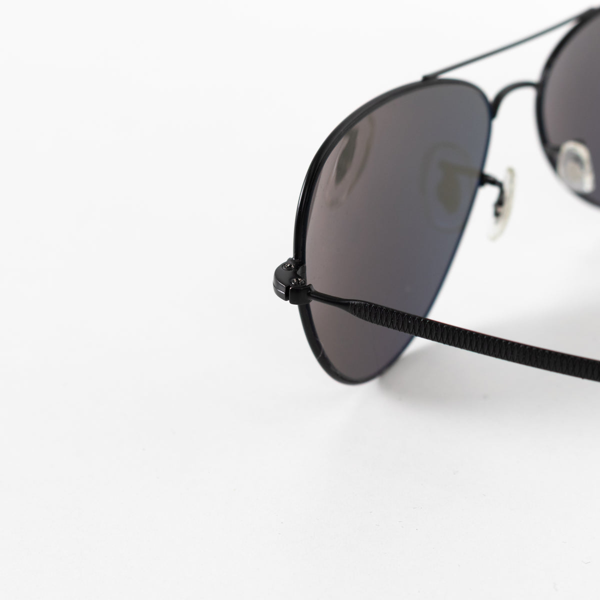 Paul Smith Davison Black Lens Striped Arm Sunglasses