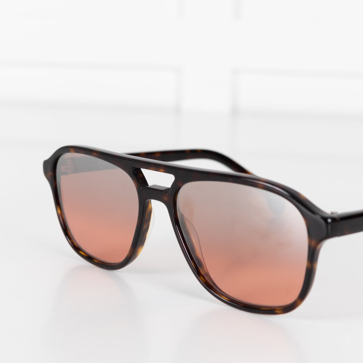 Paul Smith Alder Brown Tort Pink Mirrored Lens Sunglasses