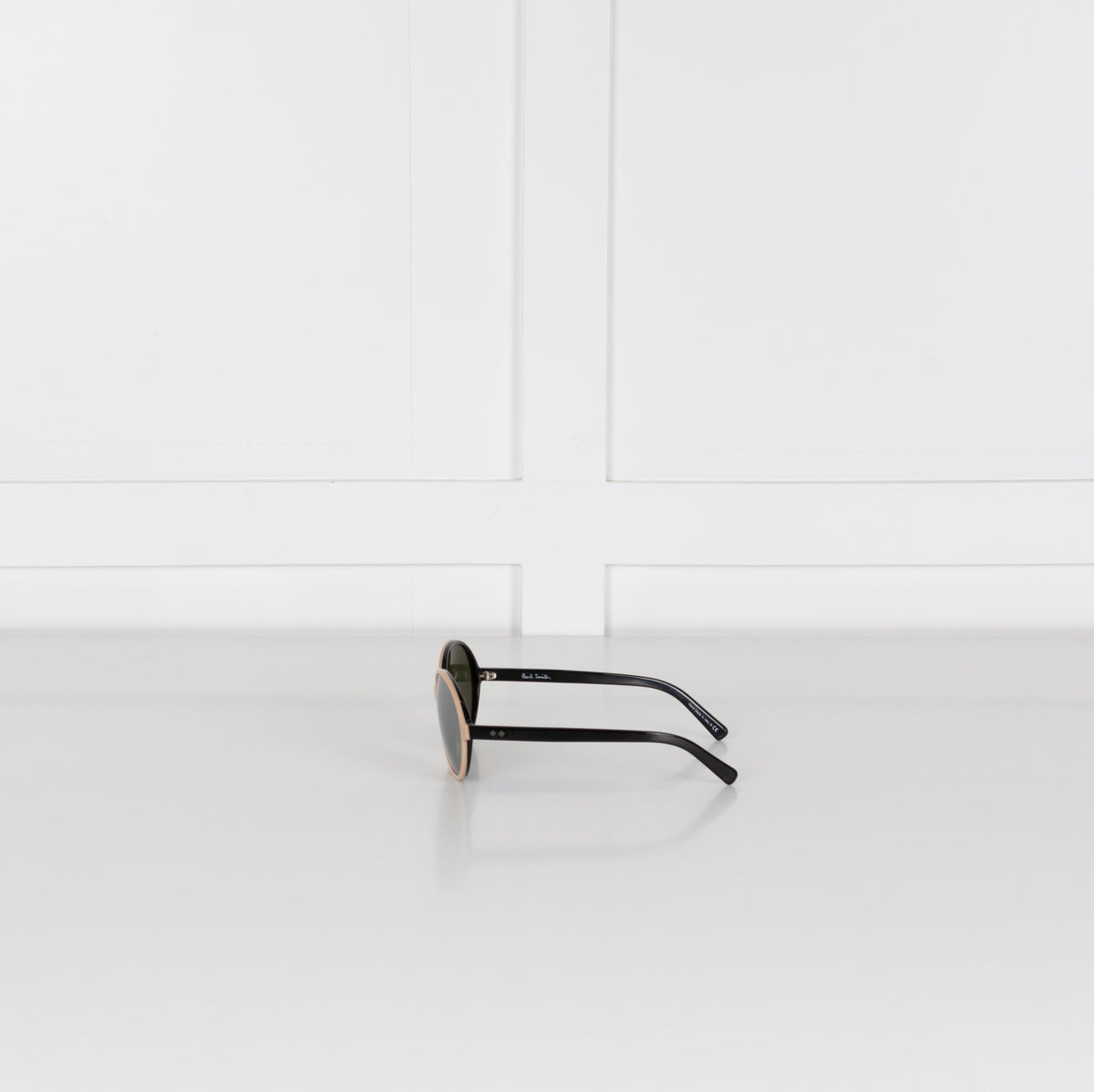 Paul Smith Elodie Beige Black Mirrored Sunglasses