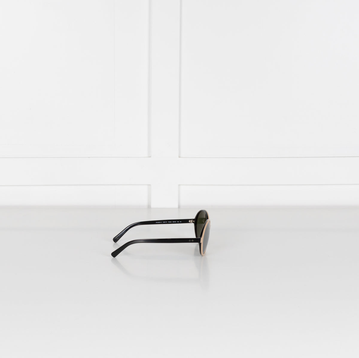 Paul Smith Elodie Beige Black Mirrored Sunglasses