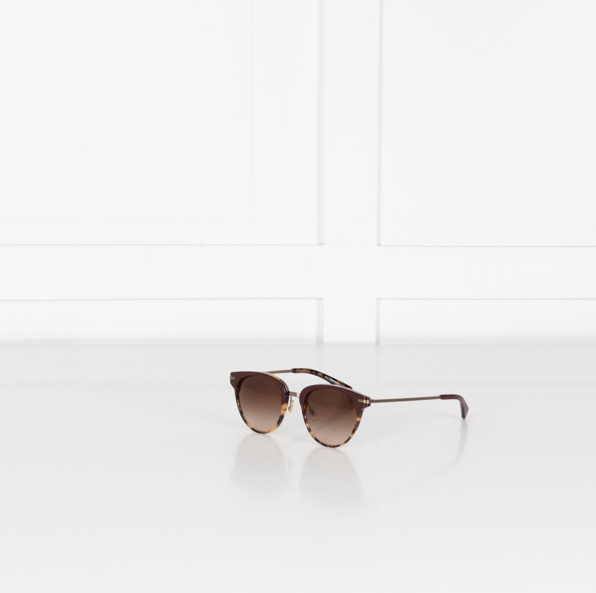Paul Smith Jaron Maroon Tortoiseshell Sunglasses