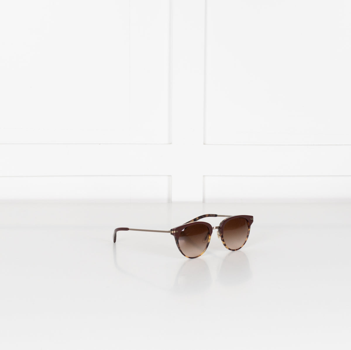 Paul Smith Jaron Maroon Tortoiseshell Sunglasses