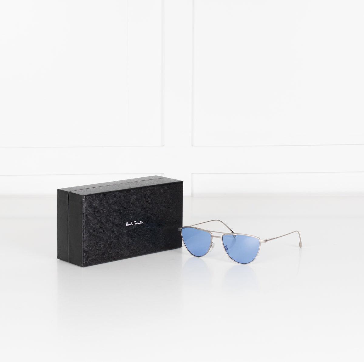 Paul Smith Garner Blue Lens Silver Arm Sunglasses