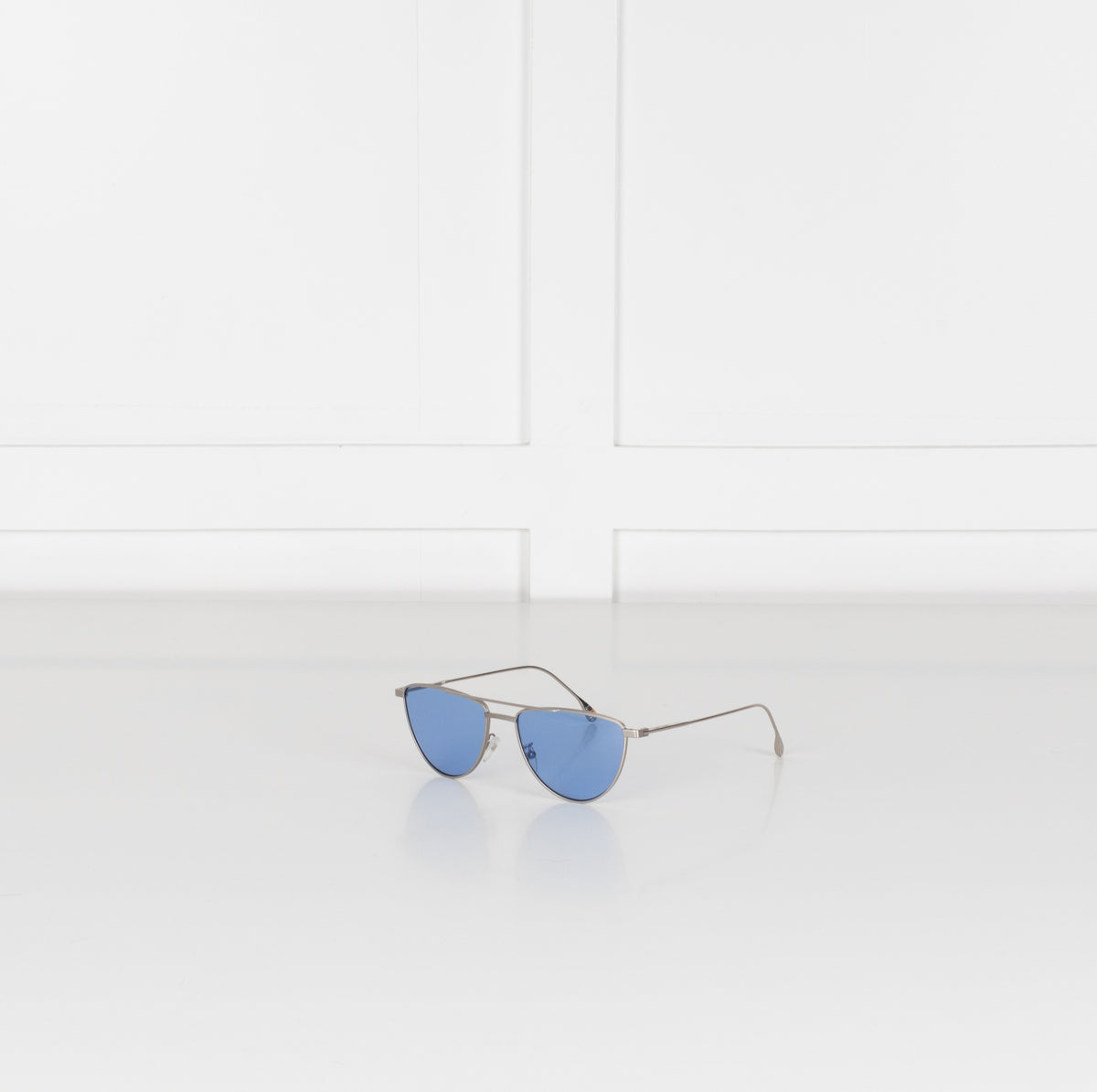Paul Smith Garner Blue Lens Silver Arm Sunglasses