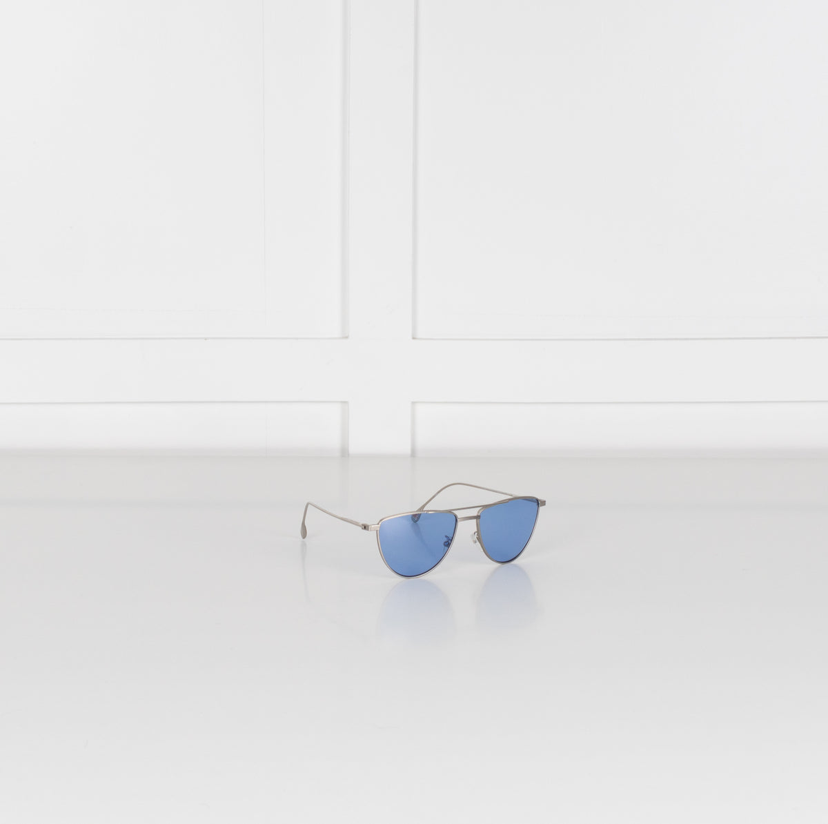 Paul Smith Garner Blue Lens Silver Arm Sunglasses
