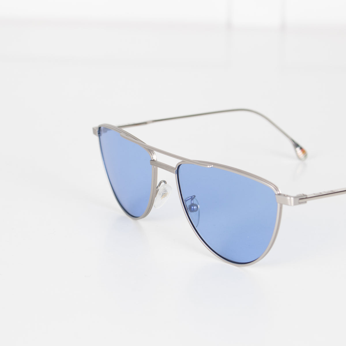 Paul Smith Garner Blue Lens Silver Arm Sunglasses